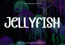 Jellyfish Font Poster 1