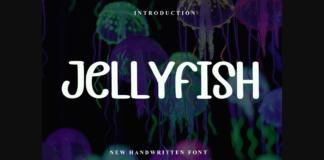 Jellyfish Font Poster 1