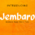 Jembaro Font