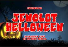 Jenglot Helloween Font Poster 1