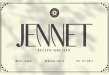 Jennet Font Poster 1