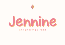 Jennine Font Poster 1