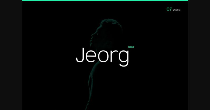 Jeorg Font Poster 3
