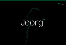 Jeorg Font Poster 1
