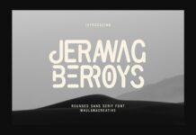 Jerawag Berroys Font Poster 1