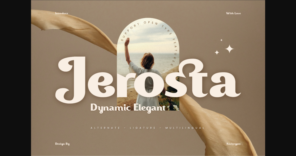 Jerosta Font Poster 3