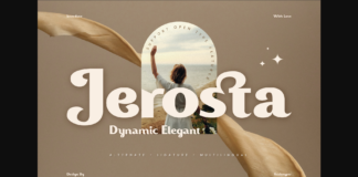 Jerosta Font Poster 1