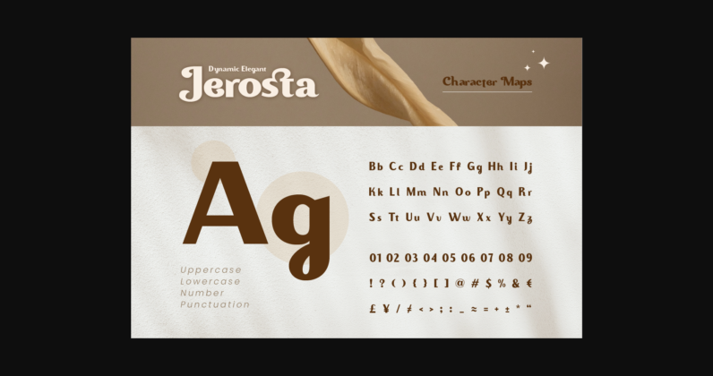 Jerosta Font Poster 2