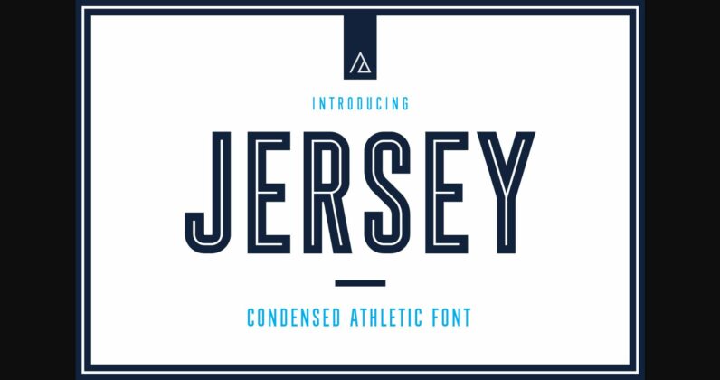 Jersey Font Poster 3