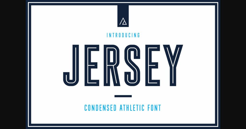 Jersey Font Poster 1