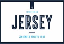 Jersey Font Poster 1