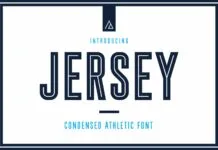 Jersey Font Jersey Font Poster 1