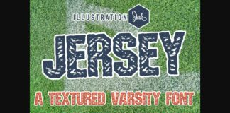 Jersey Font Poster 1