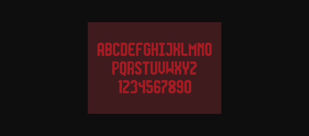 Jersey Font Poster 5