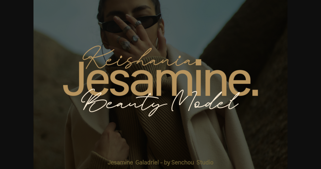 Jesamine Galadriel Font Poster 2