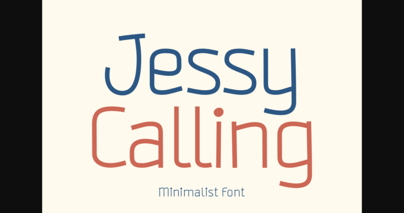 Jessy Calling Font Poster 3