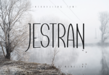 Jestran Font Poster 1