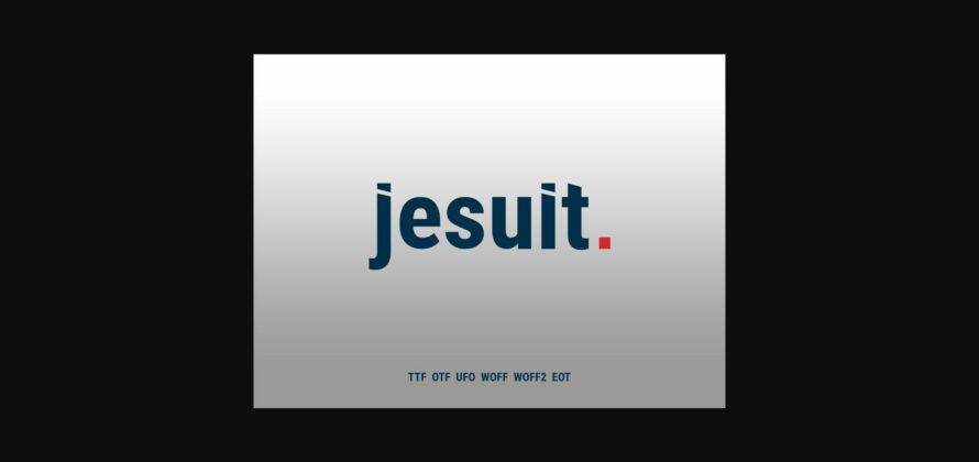 Jesuit Font Poster 3