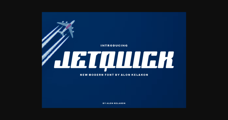 Jetquick Font Poster 3