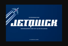 Jetquick Font Poster 1