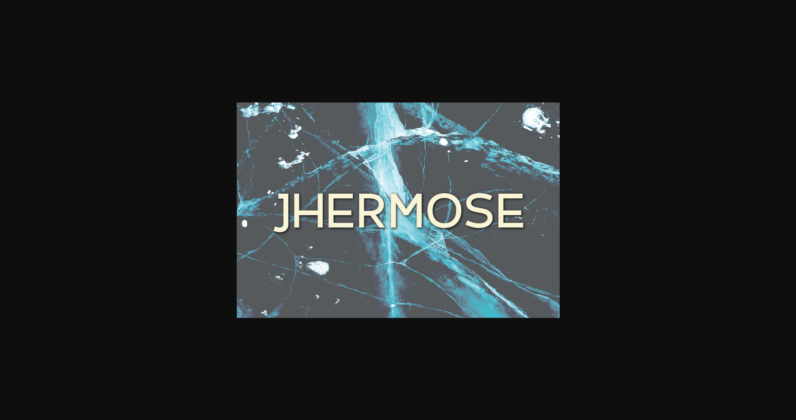 Jhermose Font Poster 3