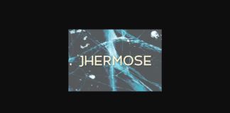 Jhermose Font Poster 1