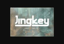 Jiegkey Font Poster 1