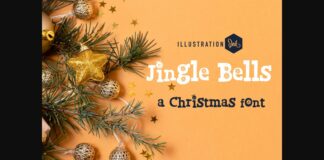 Jingle Bells Font Poster 1