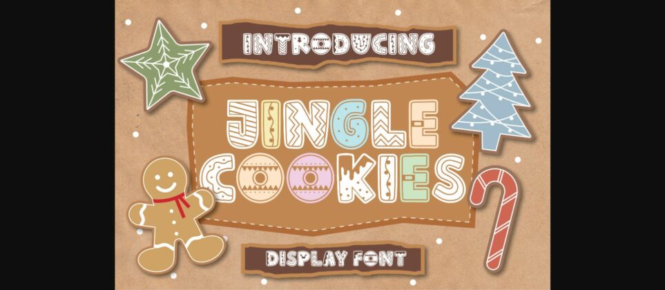 Jingle Cookies Font Poster 3