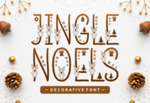 Jingle Noels Font Poster 1
