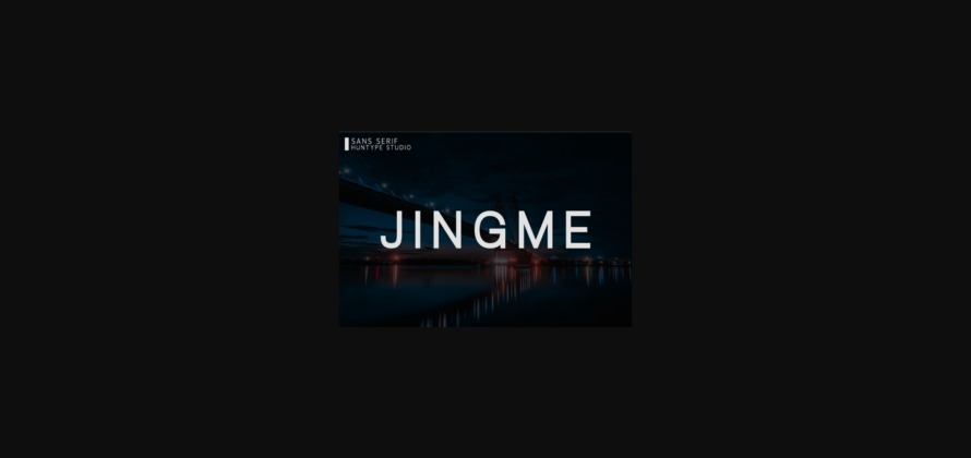 Jingme Font Poster 3