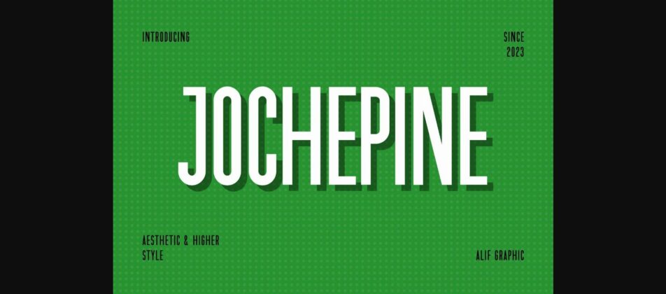 Jochepine Font Poster 3