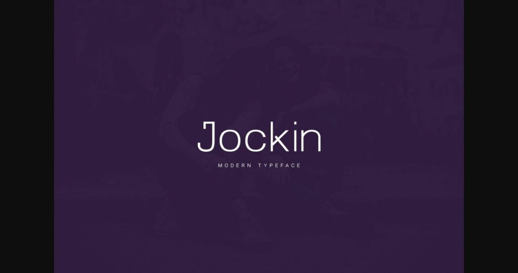 Jockin Font Poster 3