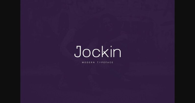 Jockin Font Poster 3