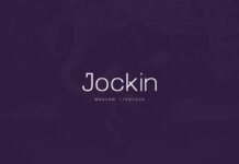 Jockin Font Poster 1