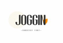 Joggin Font Poster 1