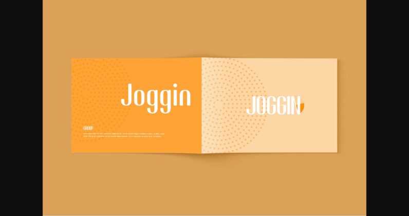 Joggin Font Poster 5