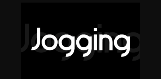Jogging Font Poster 1