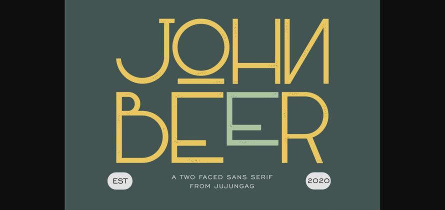 John Beer Font Poster 4