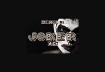 Joker Font Poster 1