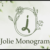 Jolie Monogram Font