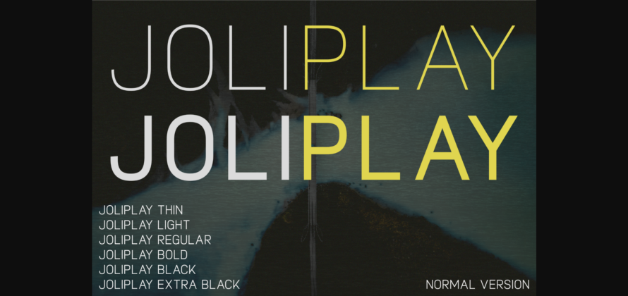 Joliplay Font Poster 1