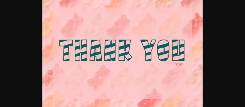 Jolly Candy Font Poster 9