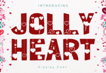Jolly Heart Font Poster 1