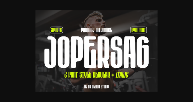 Jopersag Font Poster 1