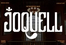 Joquell Font Poster 1