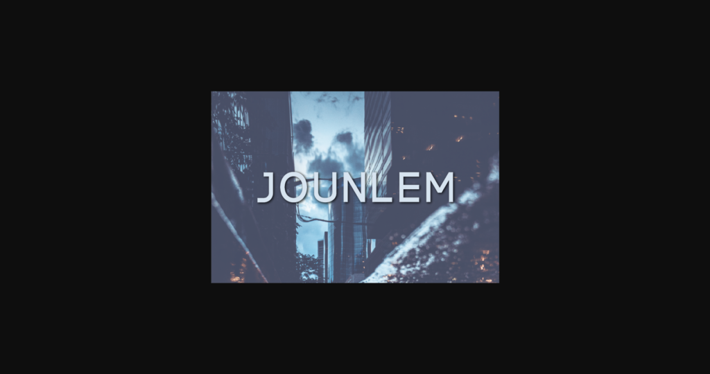 Jounlem Font Poster 3