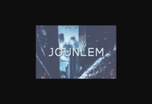 Jounlem Font Poster 1