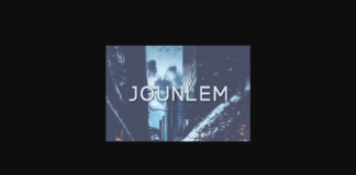 Jounlem Font Poster 1