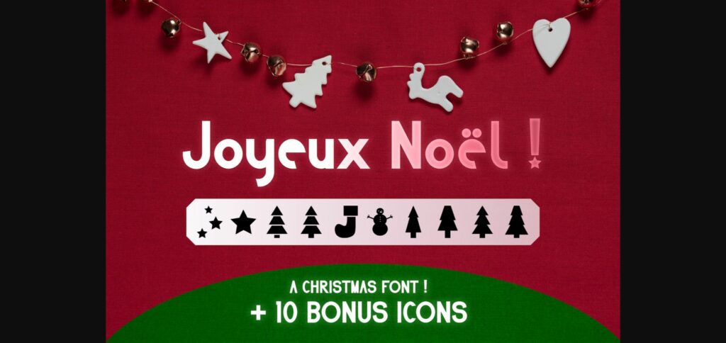 Joyeux Noël Font Poster 3